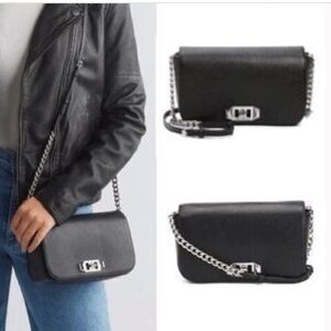 Rebecca Minkoff Black Leather Shoulder Bag